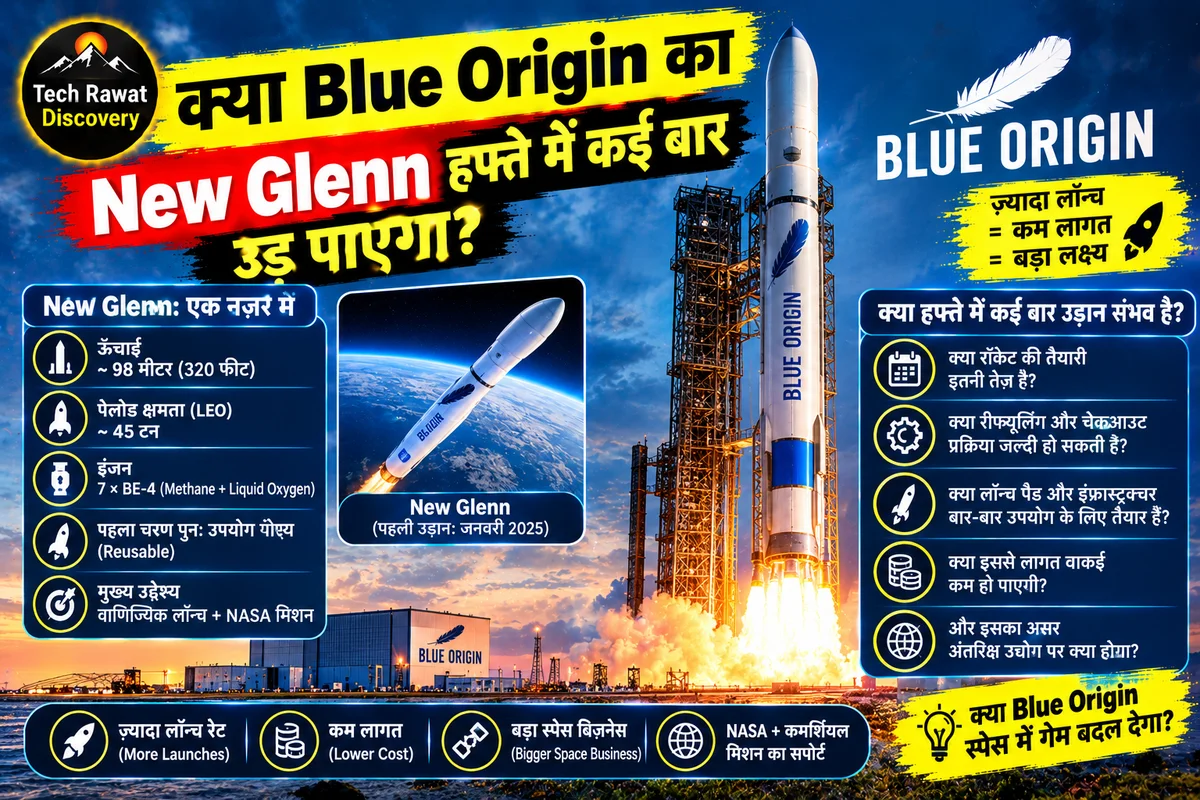 क्या Blue Origin का New Glenn हफ्ते में कई बार उड़ पाएगा?