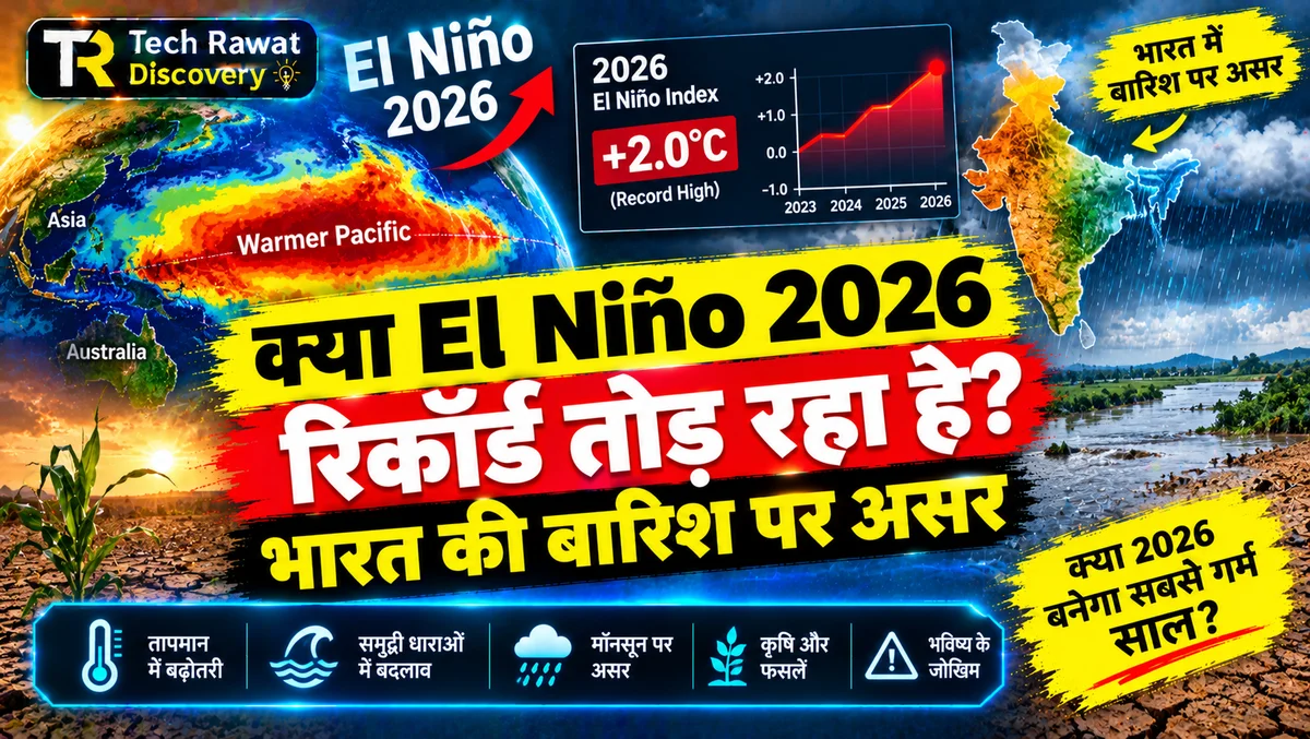 क्या El Niño 2026 रिकॉर्ड तोड़ रहा है? भारत की बारिश पर असर