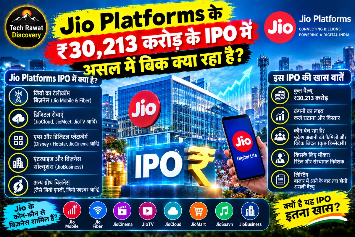 Jio Platforms के ₹30,213 करोड़ के IPO में असल में बिक क्या रहा है?