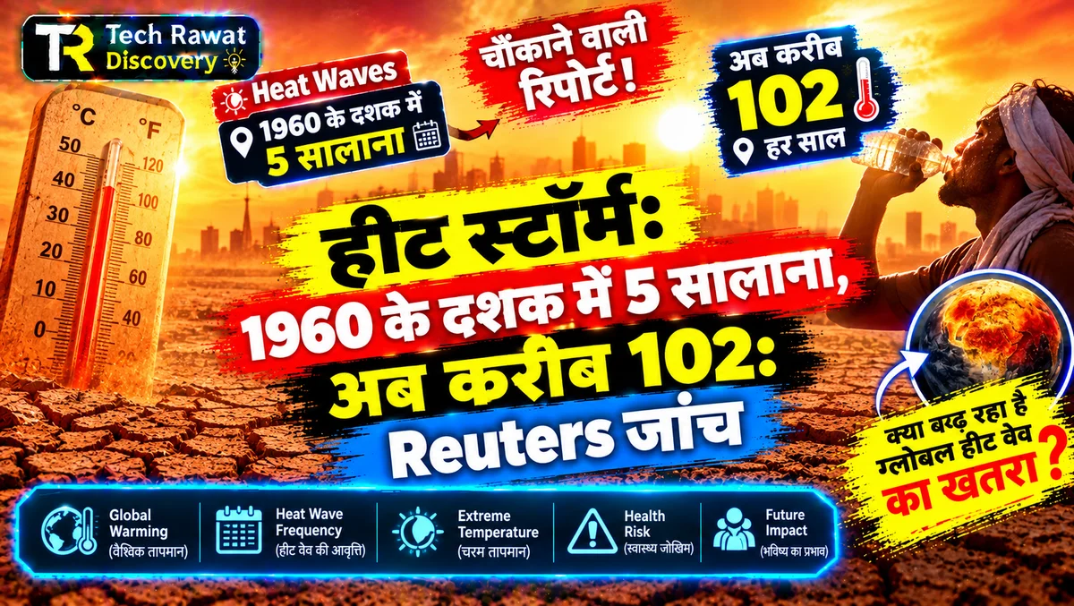 हीट स्टॉर्म: 1960 के दशक में 5 सालाना, अब करीब 102: Reuters जांच